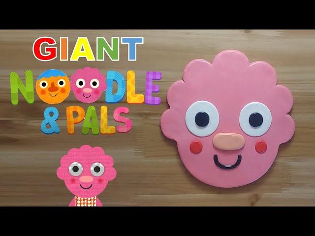 GIANT Noodle & Pals Blossom clay cracking making 거대 국수와 친구들 블라썸 클레이로 만들기