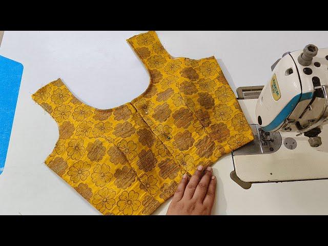 35 Size Princess cut Blouse Cutting and Stitching Tutorial