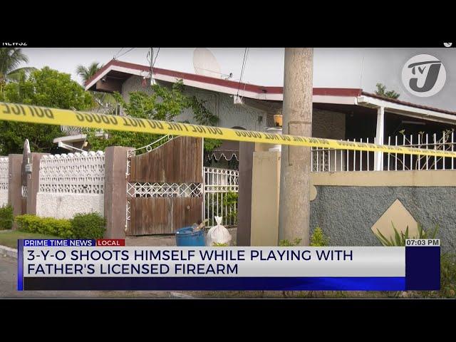 3Yr Old Shoots himself while Playing with Father's Licensed Firearm | TVJ News