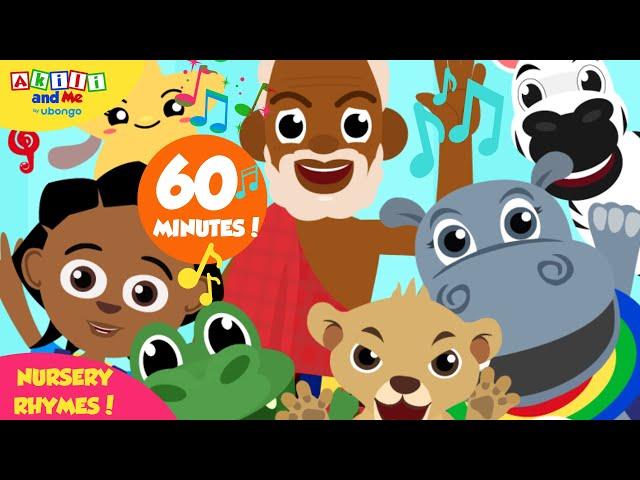 Row Your Boat, Twinkle Twinkle + More Nursery Rhymes for Kids! | Akili and Me