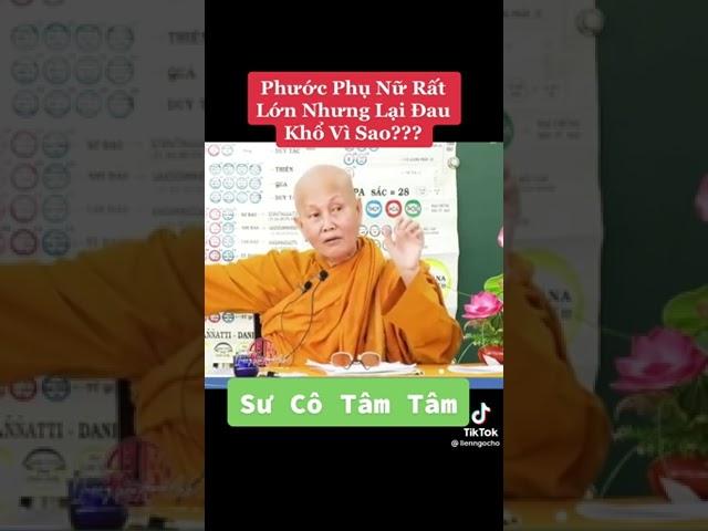 Phước của phụ nữ rất lớn mà lại khổ vì sao ( SC Tâm Tâm)