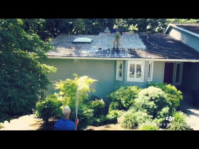 Salem Cedar Shake Roof Cleaning