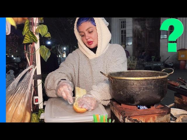 The Most Beautiful Street Food Girl in Rasht Iran