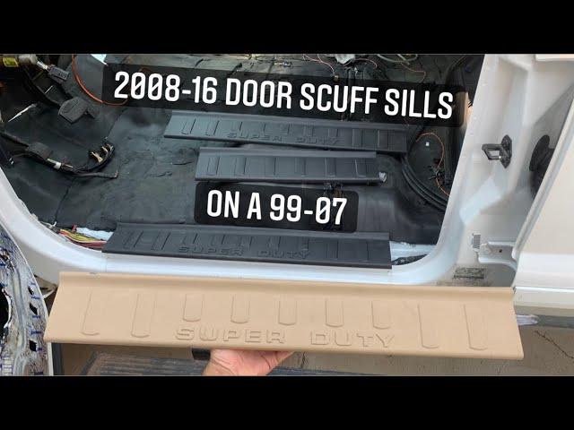 How to mount 08-16 Door Scuff Sills on a 99-07 Super Duty