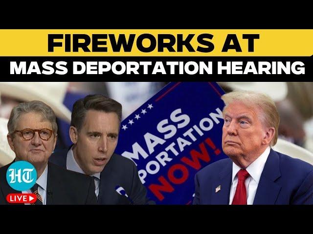 US News LIVE | US Senators Heated Debate Over Trump's Mass Deportation Plan | illegal Immigration