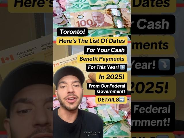 2025 Federal Benefit Payment Dates Are Here! Know When Your Wallet Gets A Boost! #toronto #ontario