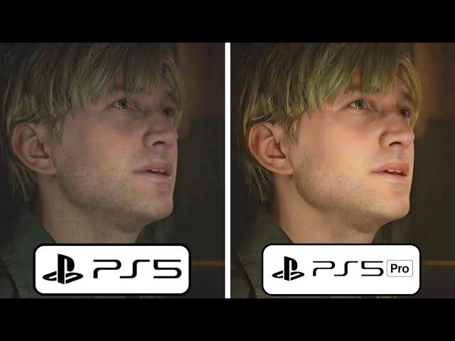 Silent Hill 2 Remake PS5 vs PS5 Pro Graphics Comparison