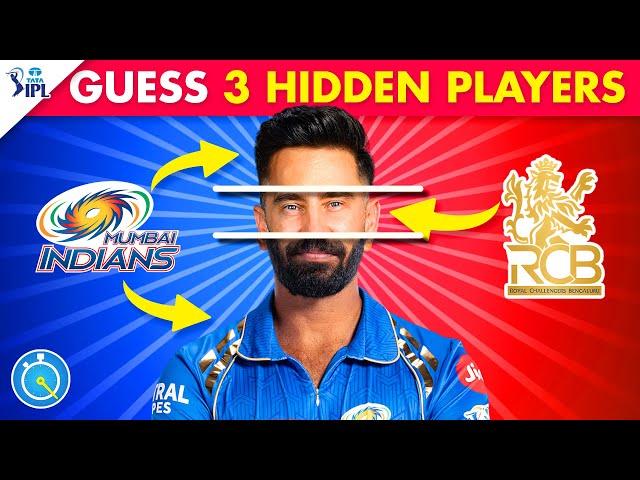 Guess The 3 HIDDEN IPL PLAYERS in ONE PICTURE | Cricket Quiz | IPL 2025