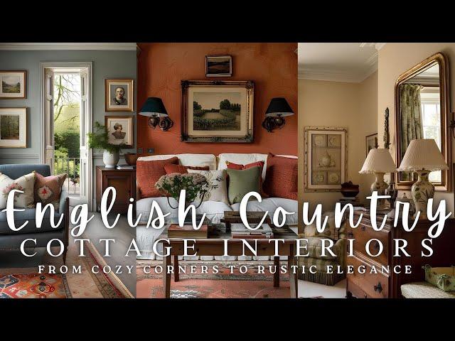 NEW - Discover the Art of English Country Cottage Interiors – From Cozy Corners to Rustic Elegance 