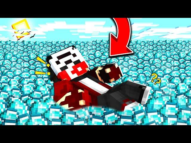 TERS MASKE HİLE YAPARAK ZENGİN OLUYOR !!  - Minecraft