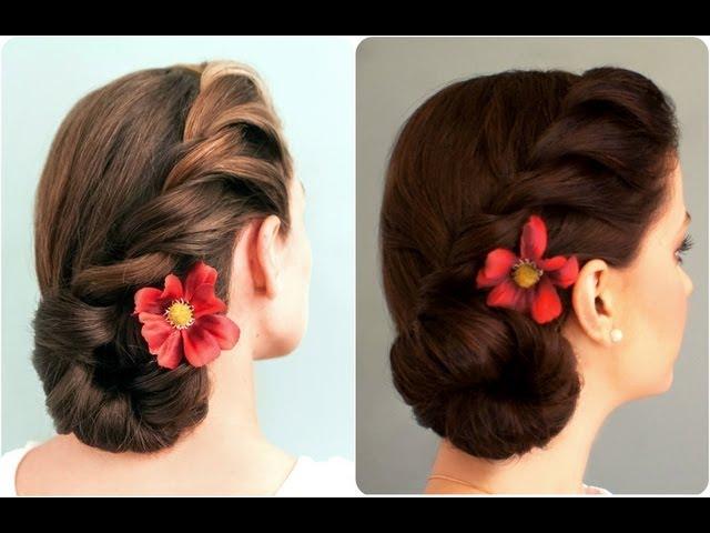 Rope-Braided Side Bun