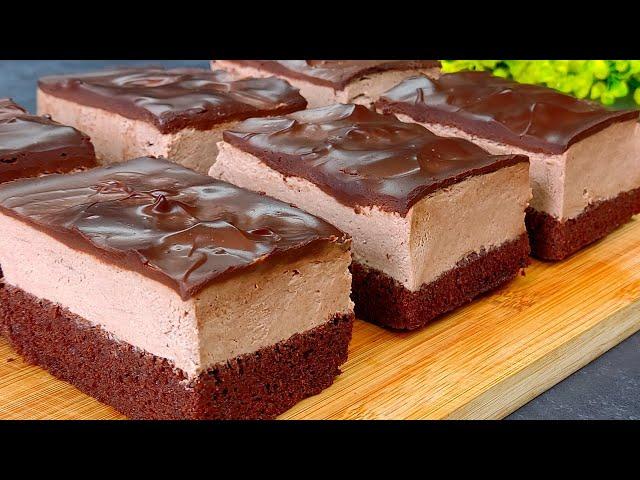 Quick chocolate cake recipe. Wonderfully tender, moist chocolate cake. Tasty and easy.