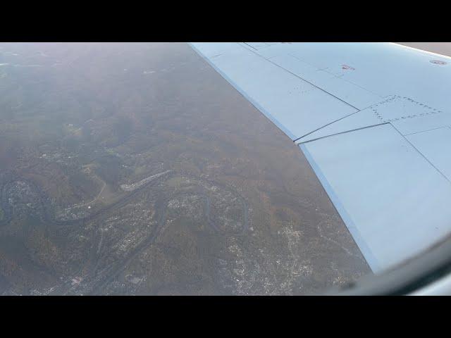 My first ever flight, taking off from West Virginia!