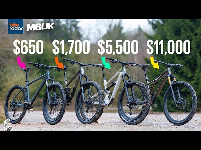 $650 Vs $11,000 Mountain Bikes!