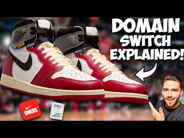 DOMAIN SWITCH EXPLAINED JORDAN 1 UNION LA CHICAGO SHADOWS FOR RETAIL!