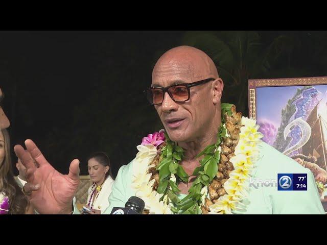 Big stars arrive at Moana 2 World Premiere