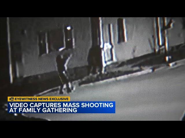 New surveillance video shows deadly Chicago mass shooting, 3 shooters open fire at family gathering