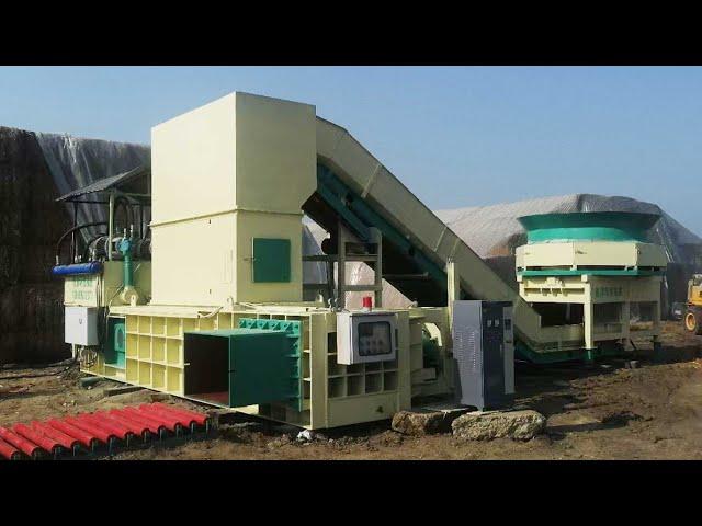 Corn Silage Compress Baler Machine