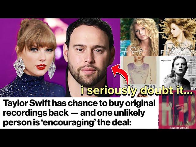Taylor Swift's Masters Up For Sale...and Scooter Braun wants to help?
