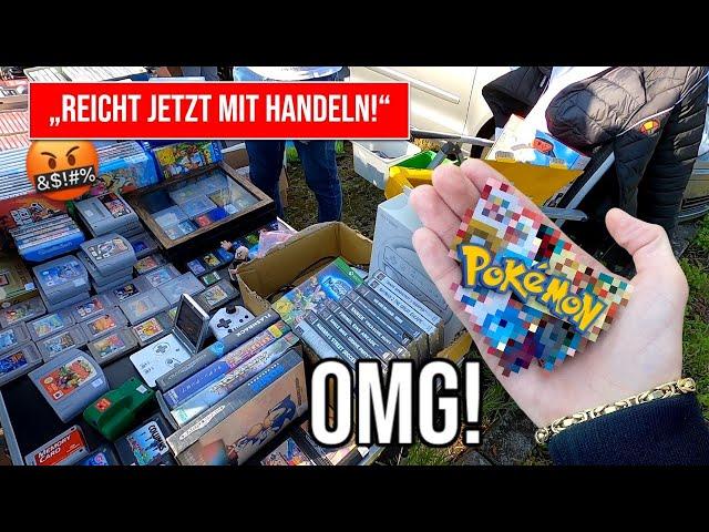 XXL Flohmarkt  harte Verhandlungen und Pokemon Schatz... ( LIVE)