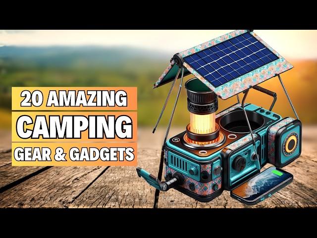 20 Amazing Camping Gear & Gadgets Available on Amazon