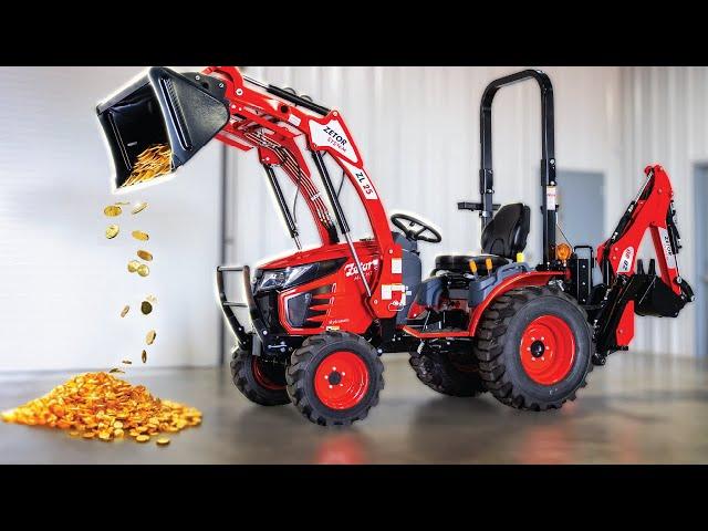 THE MOST Affordable Compact Tractor + Backhoe  In 2023 - ZETOR M25HT BACKHOE