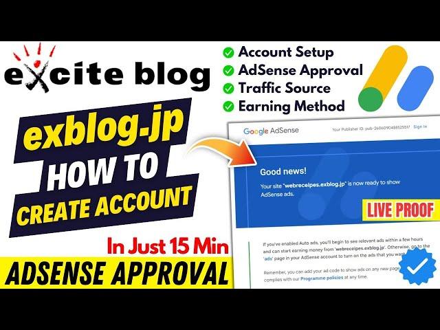 Exblog.JP Paid Method  Sharing | Google AdSense Approval | Exblog Tutorial