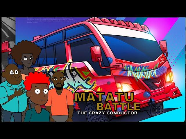 MATATU BATTLE CHRONICLES : The Crazy Condoctor Mchongoano With Passangers #bobkichwangumu#animation