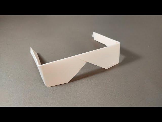 How To Make an Origami Glasses - Very Easy Paper Glasses