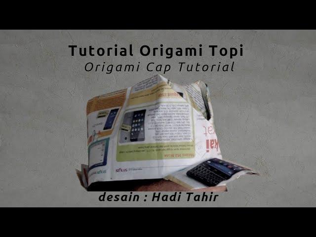 How To Fold a Newspaper Hat (Origami Tutorial) (Hadi Tahir)