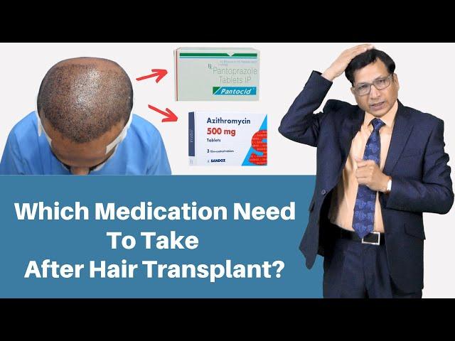 Which Medication Need To Take After Hair Transplant? Dr. Anil Garg
