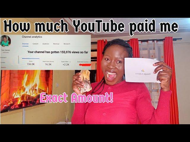 MY FIRST YOUTUBE PAYCHECK! KENYAN YOUTUBER/How Much I Earned As A Small YouTuber In Kenya/Linda Mary