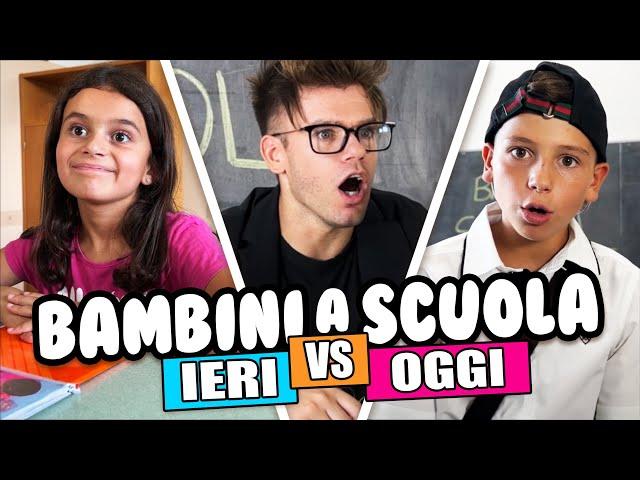 BAMBINI A SCUOLA - IERI VS OGGI - iPantellas