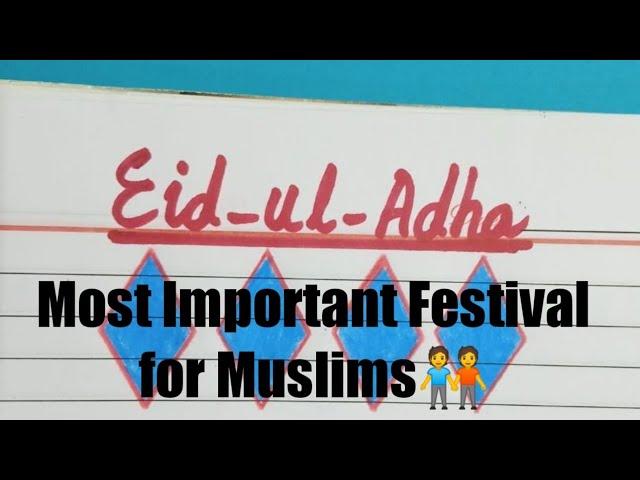 Eid-Ul-Adha (short paragraph)