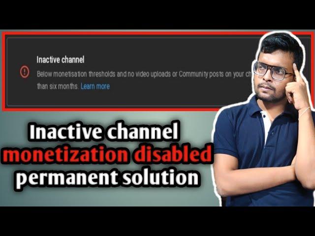 Inactive channel monetization disabled permanent solution//#SalimShakir