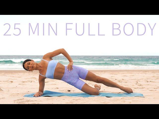 25 MIN FULL BODY WORKOUT || Energising Mat Pilates