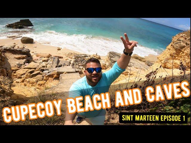4K Sint Maarten Episode 1!  Cupecoy Beach and Caves #travel #life #explore #ocean #shorts #beautiful