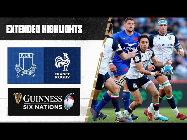 ALMOST AN UPSET   | Extended Highlights | Italy v France