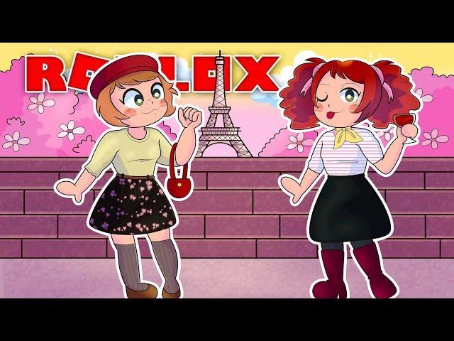 Molly And Daisy Take A Plane For Vacation In Paris! - Roblox Roleplay