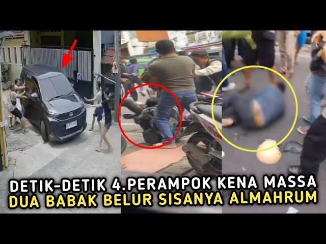 MAMPUS !! Empat Perampok Jadi Bulan-Bulanan Warga Dua Perampok Dikirim Langsung Kealam Baka