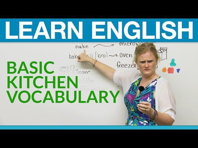 Learn English: Basic Kitchen Vocabulary