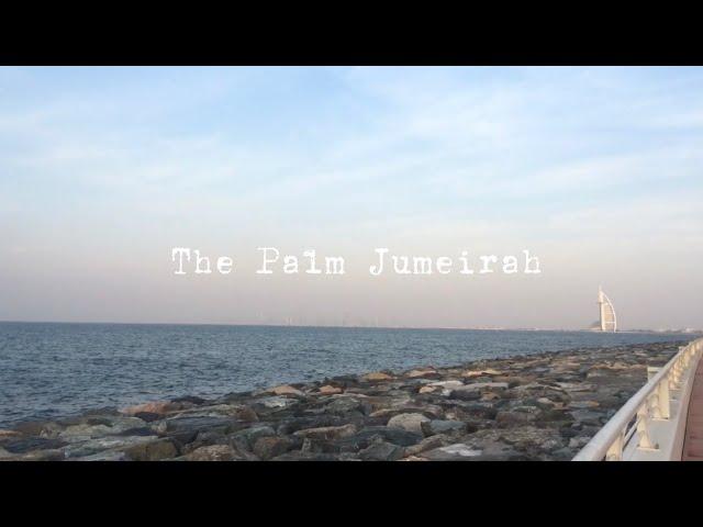 The Palm Jumeirah | By The Water | Dubai | Walking Tour Silent Vlog | iPhone VLOG |