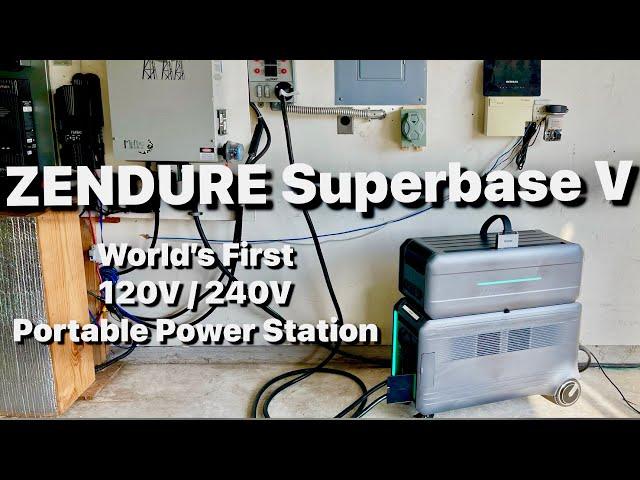 My One Month Overview with the Zendure Superbase V SBV4600. Worlds First 120V/240V Power Station