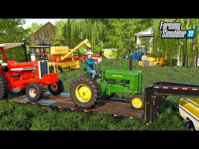 BARN FIND IN OLD ABANDONED FARMYARD! (CLASSIC TRACTORS) | FARMING SIMULATOR 22