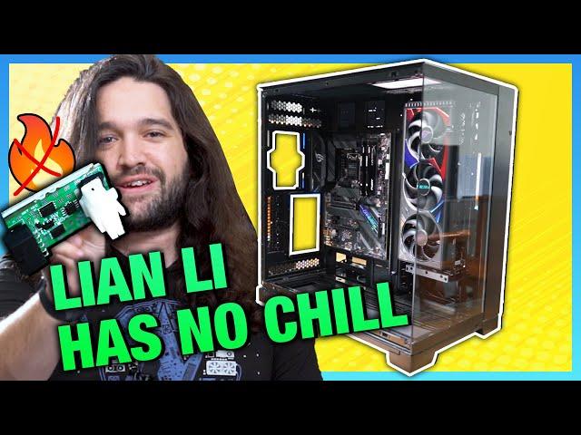 Lian Li's Crazy O11D EVO XL Case, Fire-Detecting 12VHPWR Adapter, & Galahad 2 AIO (ft. CEO)