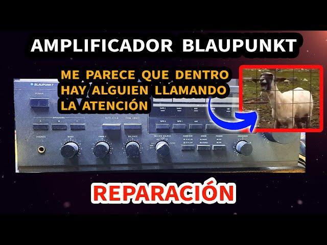 Amplificador BLAUPUNKT MA-5850 | ¿Dentro hay una cabra? | Reparación