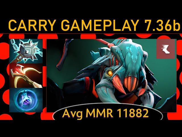  Weaver |KDA - 40 KP - 70%| Carry Gameplay - Dota 2 Top MMR