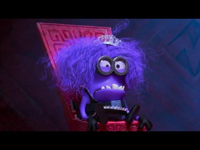 Despicable Me - Purple Minion funny moments Hd