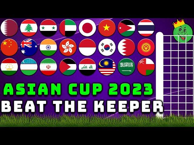 Asian Cup 2023 Beat the Keeper Marble Race Tournament / Marble Race King