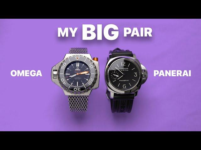 My Big Pair: Omega Seamaster Ploprof & Panerai Luminor PAM111